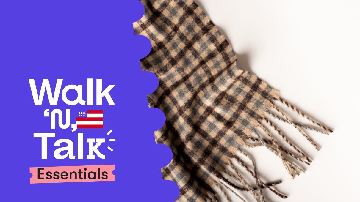 walk n talk 50 una bufanda diminuta hablando sobre hobbies peculiares