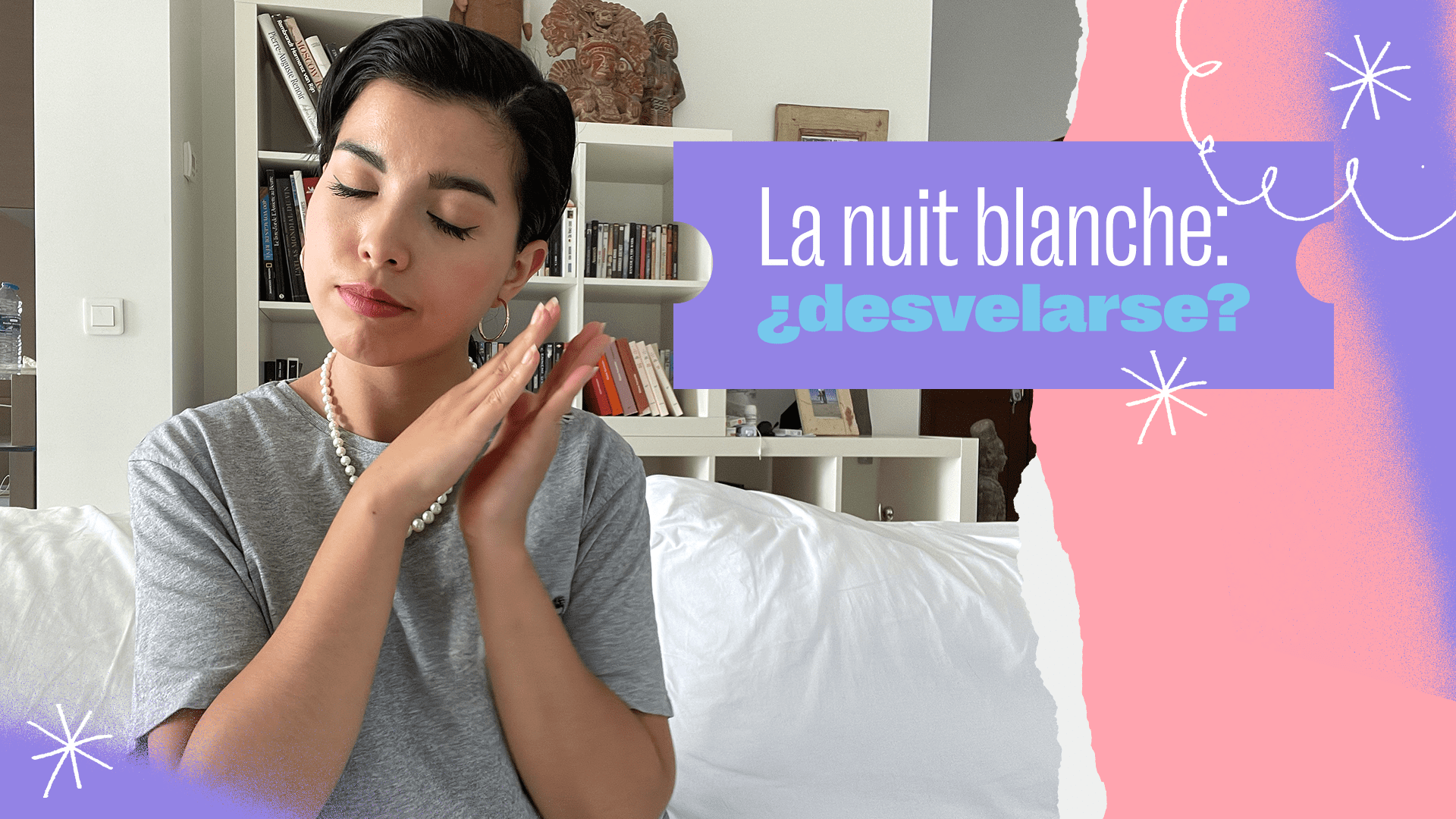 como se dice pasar la noche en blanco en frances